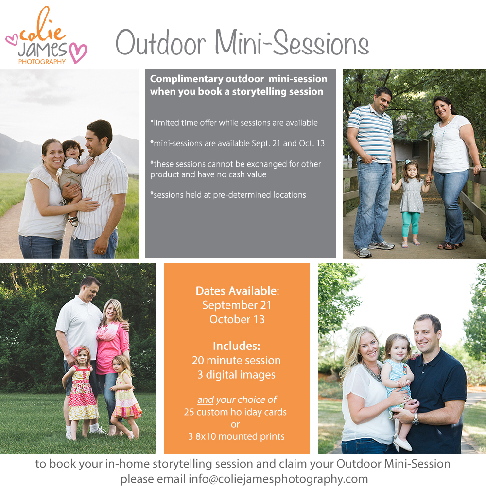 denver family photography colie james photography outdoor mini sessions