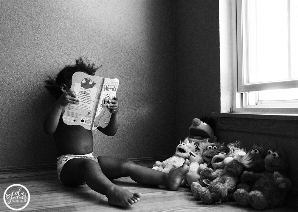 Boulder Lifestyle Photography Colie James Photography reading to her babies