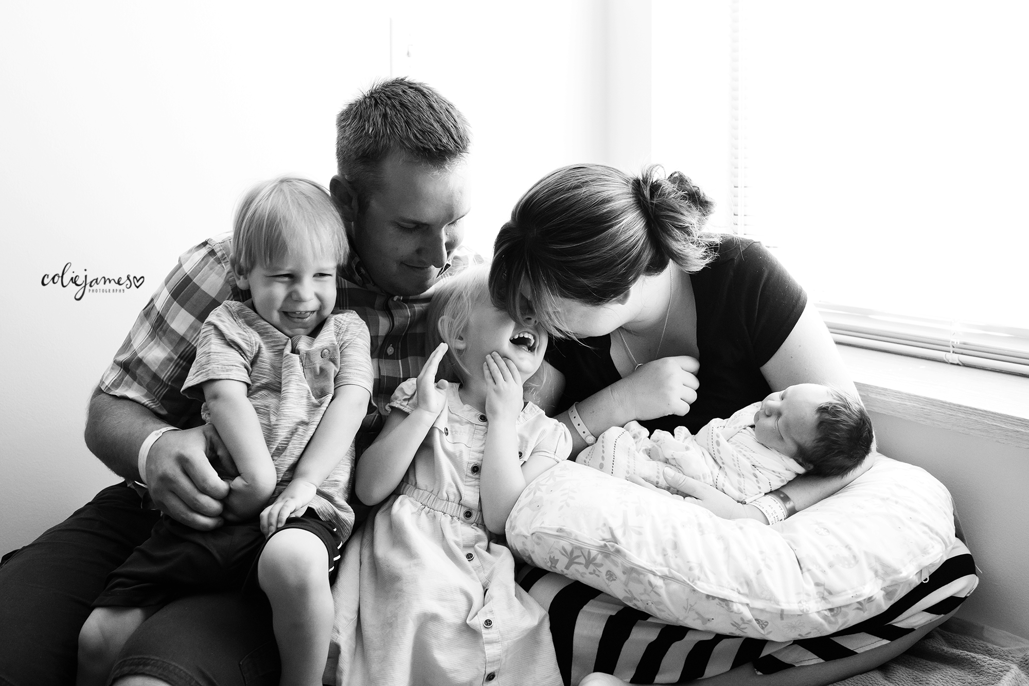 fort collins newborn photography party of five colie james photography