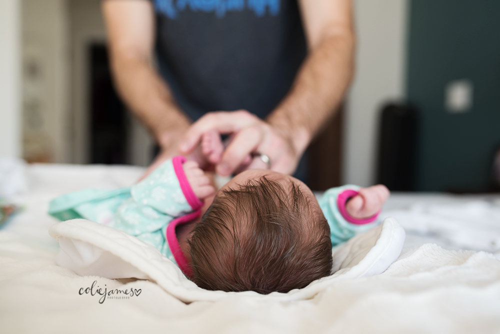 westminster lifestyle newborn photography lots of hair
