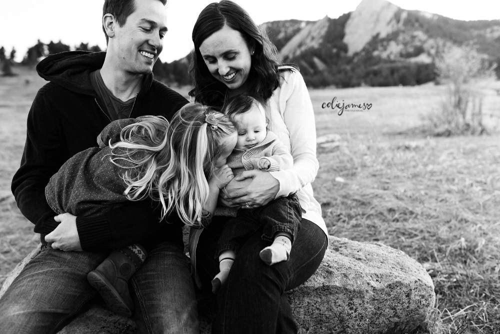 boulder family photography cookies and mountains