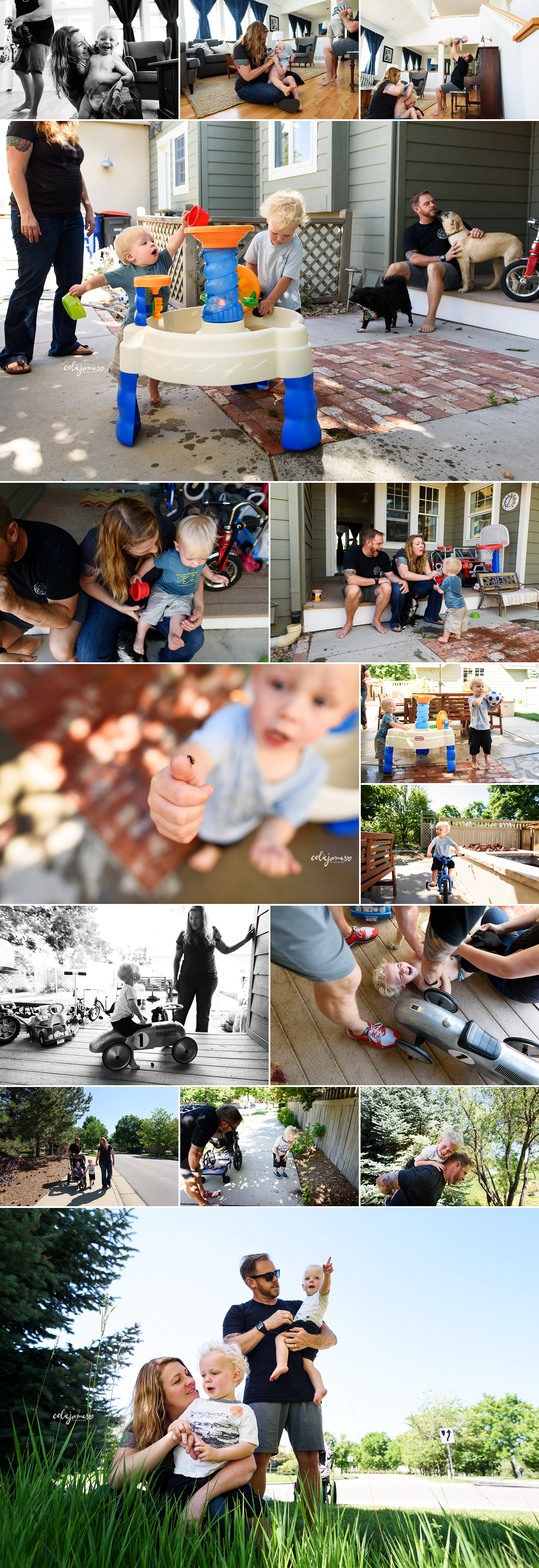 documentary family photography at home sessions colie james