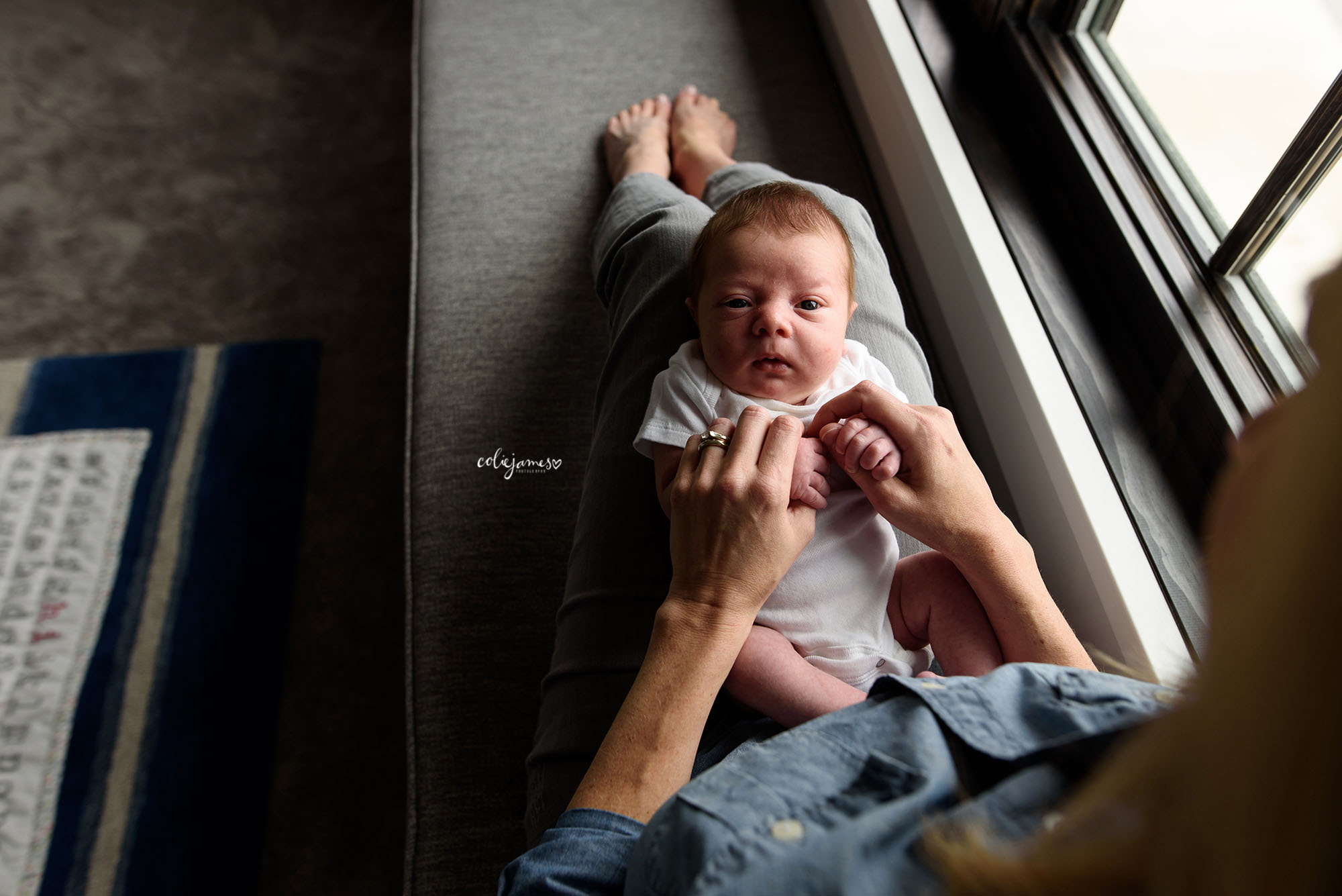 fort collins tanner at home lifestyle newborn photography