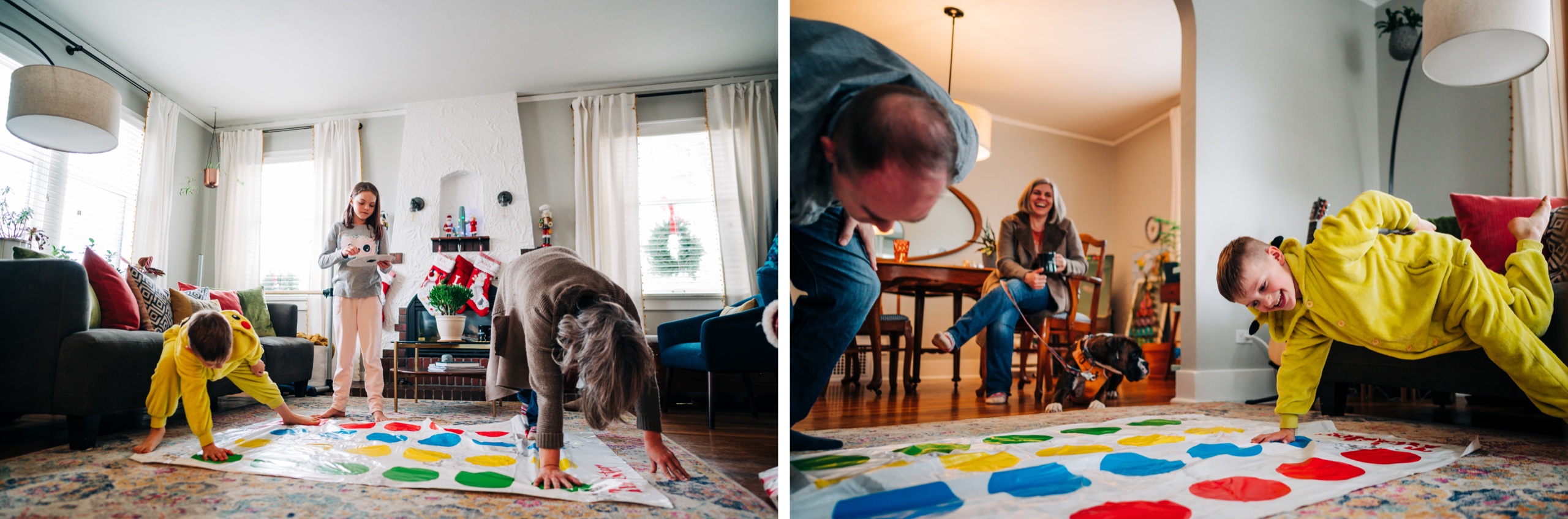 denver family photos game of Twister